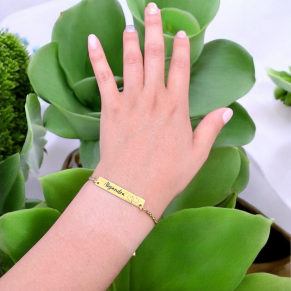 Pulsera Personalizada con Placa