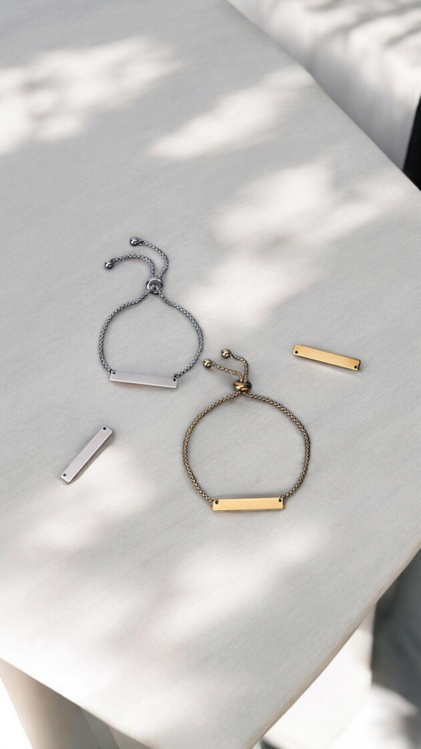Pulsera Personalizada con Placa - Image 2