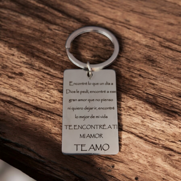 Llavero Personalizado con Foto Grabada - Image 4