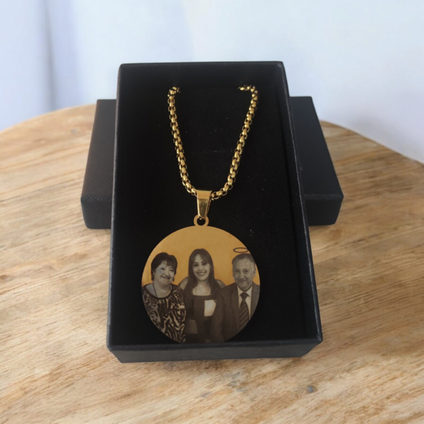 Collar Medalla redonda