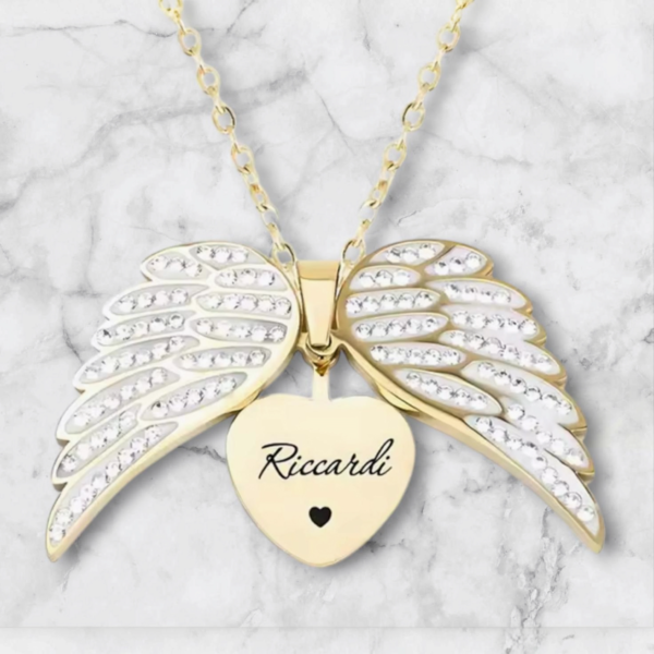 Collar Alas de Ángel Personalizado - Image 3